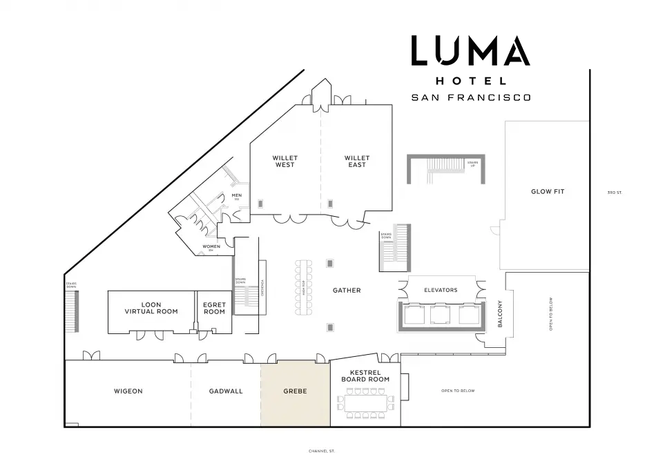 530 SQ. FT.  /  13-59 PEOPLE