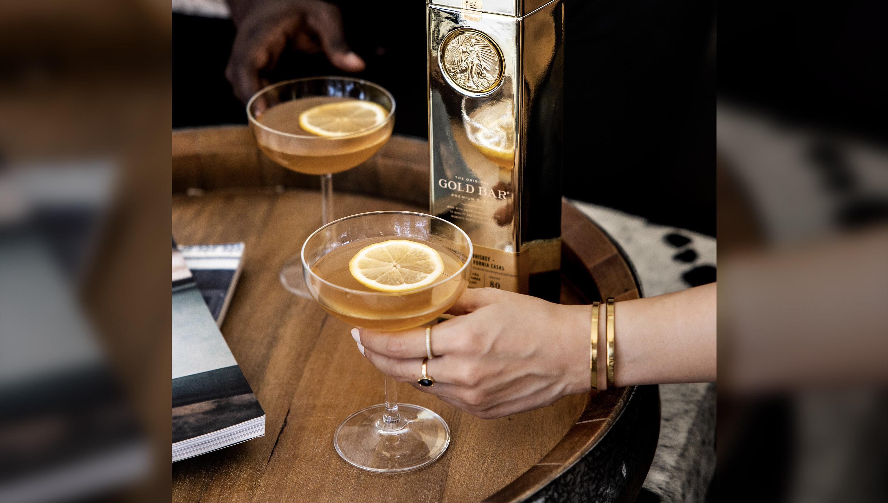 Golden Hour Getaway with Gold Bar Whiskey